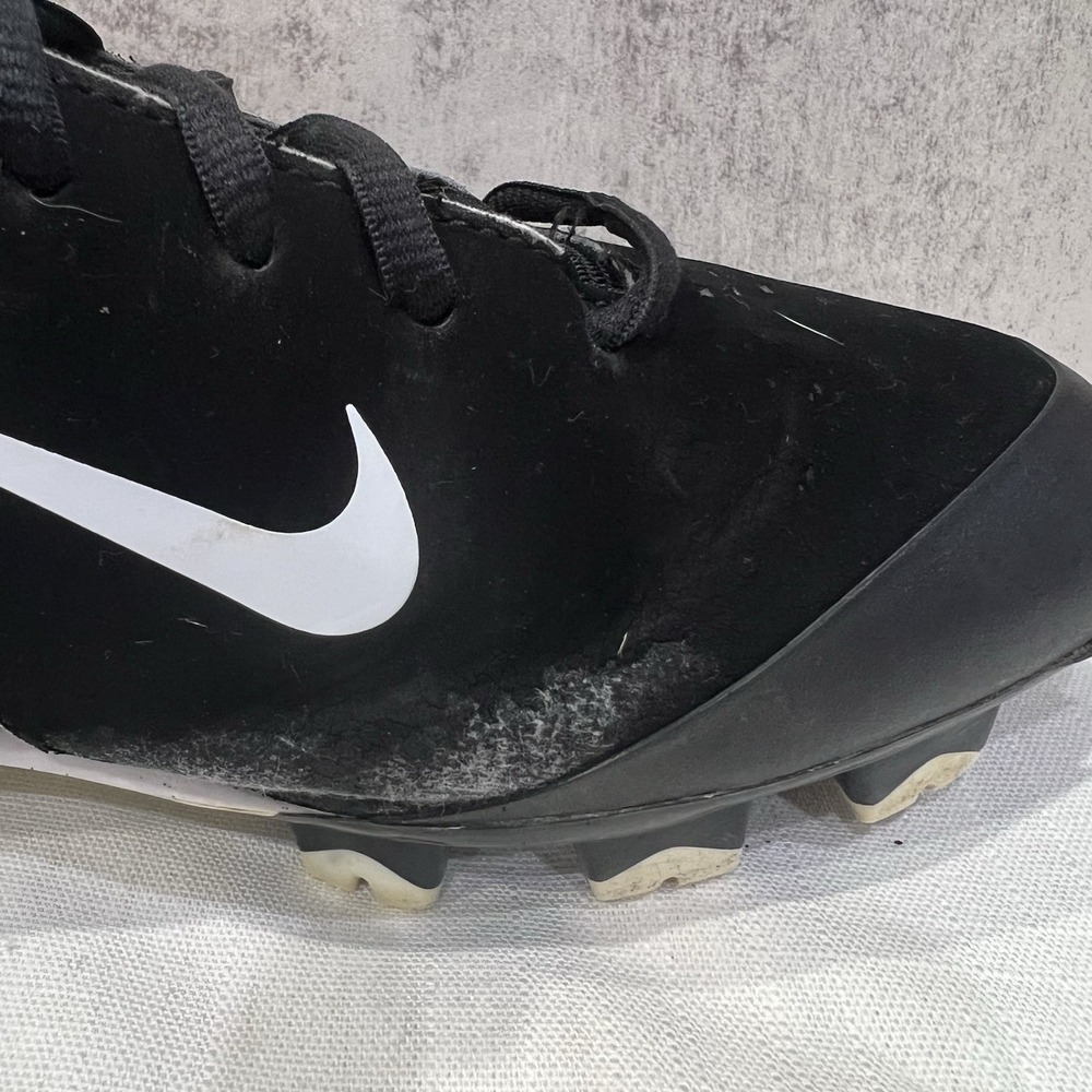 Nike Vapor Strike Football Cleats Black White Men's Size 11 Low Cut - Picture 7 of 12